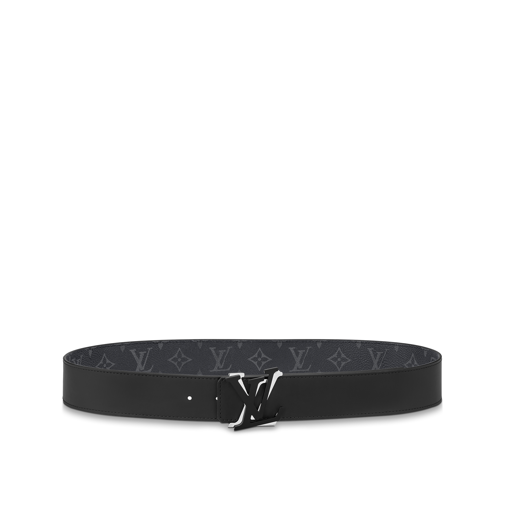 LV Shake 40mm Reversible Belt Monogram Eclipse Canvas - Men 